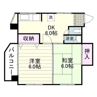 大竜マンション【0203号室】の間取り