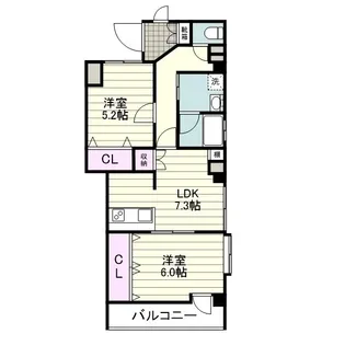 利休庵【0402号室】の間取り