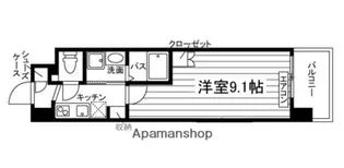 UNI TWINTOWER WISDOM【403号室】の間取り