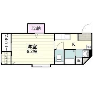 PULL GROUND【0103号室】の間取り