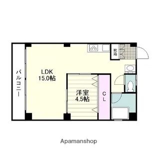 Mフラットビル【3階】の間取り