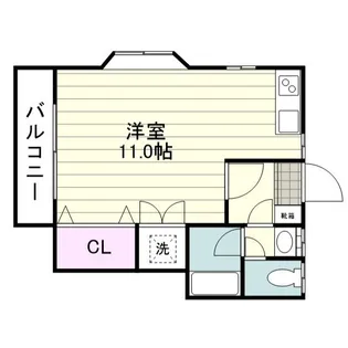 コーポ サン・ジョイ【0101号室】の間取り