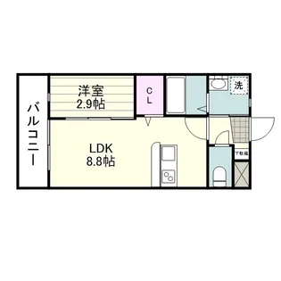 ユイ グラース【0305号室】の間取り