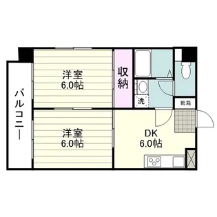 Kビル【0301号室】の間取り