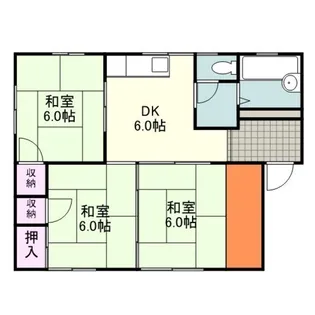 ドミールS【0202号室】の間取り