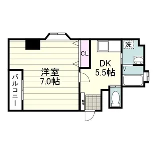 セレブレイトAKI【0201号室】の間取り