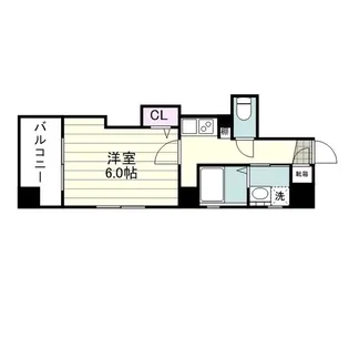 SーRESIDENCE 鴨池 PRIMO【0610号室】の間取り