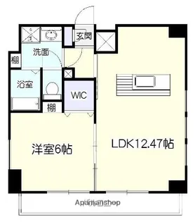 ルヴェル天保山【7階】の間取り