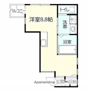 ルヴェル天保山【7階】の間取り