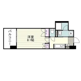 RJRプレシア郡元Ⅲ【1106号室】の間取り