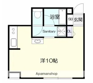 ポートピアHAKU【3階】の間取り