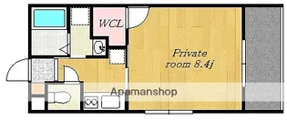 LUCIA【402号室】の間取り