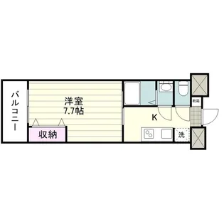 RJRプレシア郡元スクエア【1020号室】の間取り
