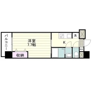 RJRプレシア郡元スクエア【0421号室】の間取り