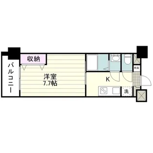 RJRプレシア郡元スクエア【1116号室】の間取り