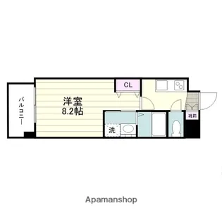 鹿児島県鹿児島市荒田2丁目【マンション】の間取り