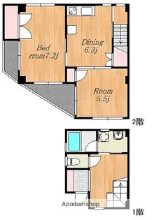 クレインB【1階】の間取り