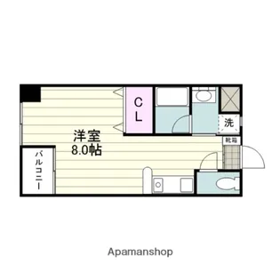 コンフォート平之町【4階】の間取り