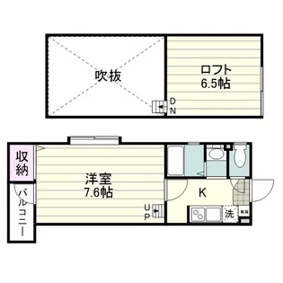 リアライズ・プレイス【0505号室】の間取り
