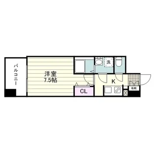 SーRESIDENCE 小川町【0902号室】の間取り