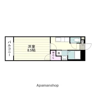 メルシー郡元【2階】の間取り