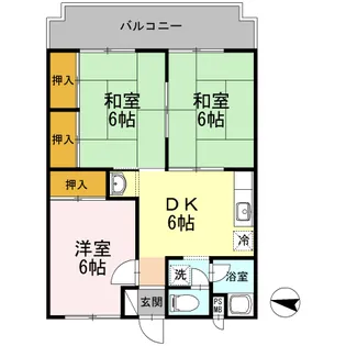 ラ・メゾン・ドゥ・富貴【2階】の間取り