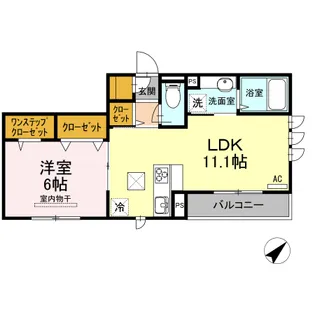 メゾン ド セレニテ【1階】の間取り