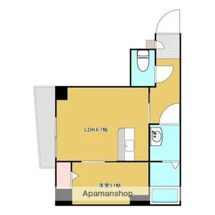 ソレイル鴨池【2階】の間取り