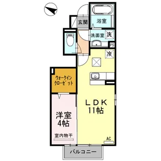 ドリームH&M【1階】の間取り