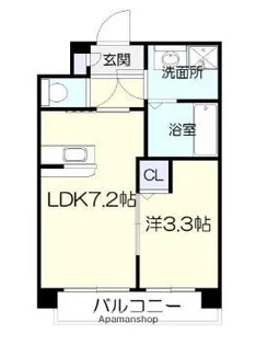 ピネータ天保山【402号室】の間取り