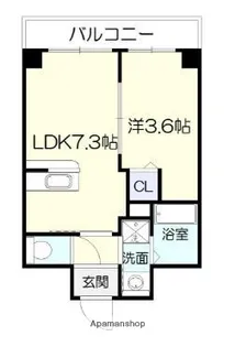 ピネータ天保山【405号室】の間取り
