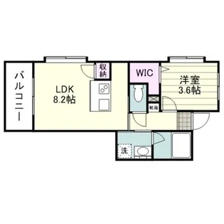 シンシア【0308号室】の間取り