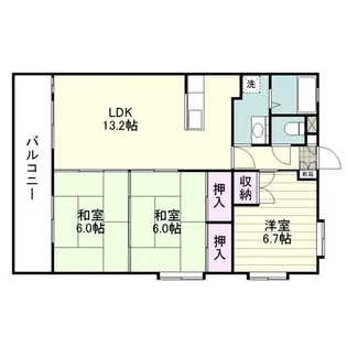コンフォールM200【0233号室】の間取り