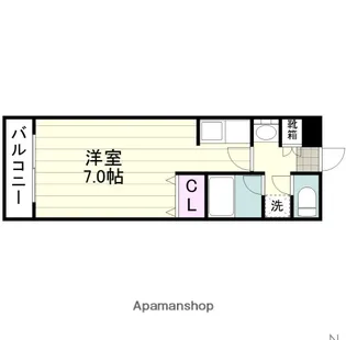 ビバリーズ21 B等【103号室】の間取り