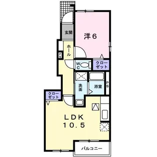 ヴァンヴェールKⅠ【1階】の間取り