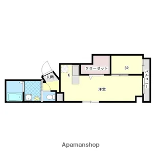 グランパルク橘館【7階】の間取り