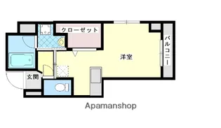 グランパルク橘館【701号室】の間取り