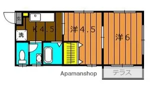 町宝ビル【101号室】の間取り