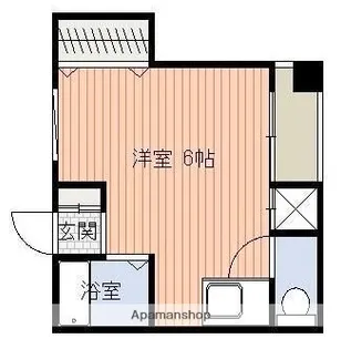 スプリングハイツ中洲【3階】の間取り