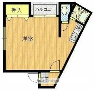 パルム中央【501号室】の間取り