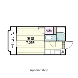 レインボー鴨池【505号室】の間取り
