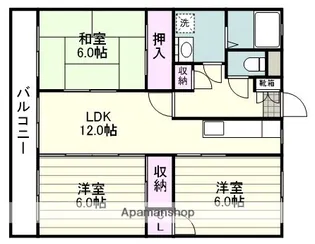 クレールハウスK【1階】の間取り