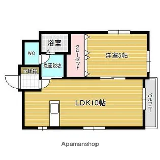 ルフォンT堀江【8階】の間取り