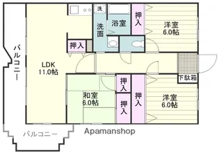 ジェム・I【3階】の間取り