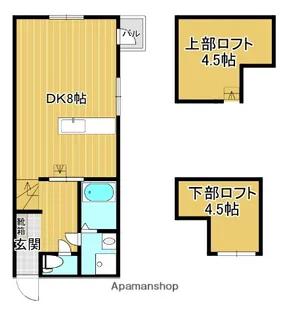 カレン照国【301号室】の間取り