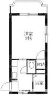 レインボー薬師【5階】の間取り