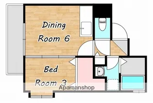 フィオーレ武【8階】の間取り
