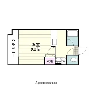 レインボー荒田Ⅱ【3階】の間取り