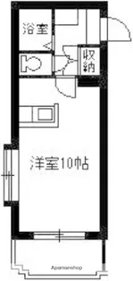 プレミールメゾン【110号室】の間取り
