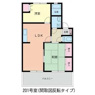 アパートメントチャルコ【202号室】の間取り